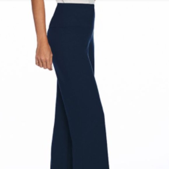 Sold- Bella Flore Navy Palazzo pants- L-XL - Picture 1 of 4